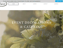 Tablet Screenshot of elegantdecorations.com
